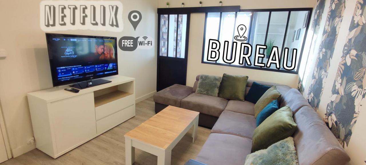 T4 Massy Tgv By Beds4Wanderlust - 80M2 Avec Terrasse Et Bureau - Proche Coulee Verte - Ideal Pro Ou Famille Exterior foto